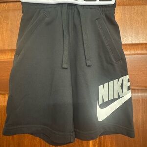 Nike Black Athletic Shorts with Logo